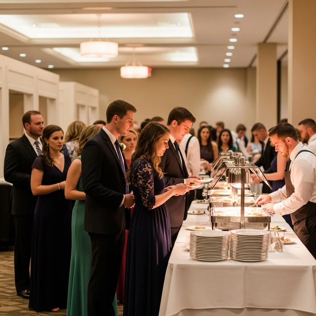 Buffet vs Sit-Down Wedding Dinner