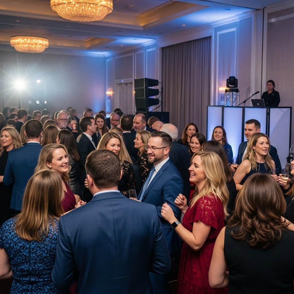 Clear audio, smooth emceeing, and lighting that elevates your brand experience.