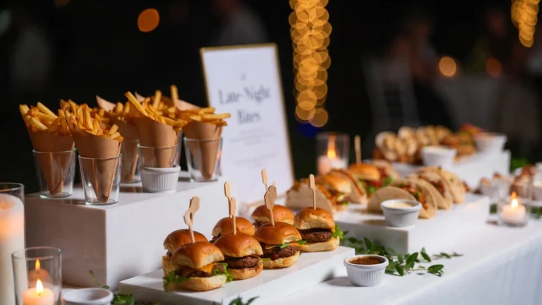 The best late-night wedding snacks
